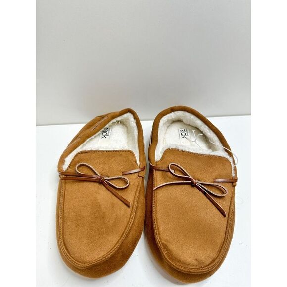 Nordstrom Rack Slippers Womens Size X-Large Faux Fur Brown Slip On Style - Picture 4 of 8